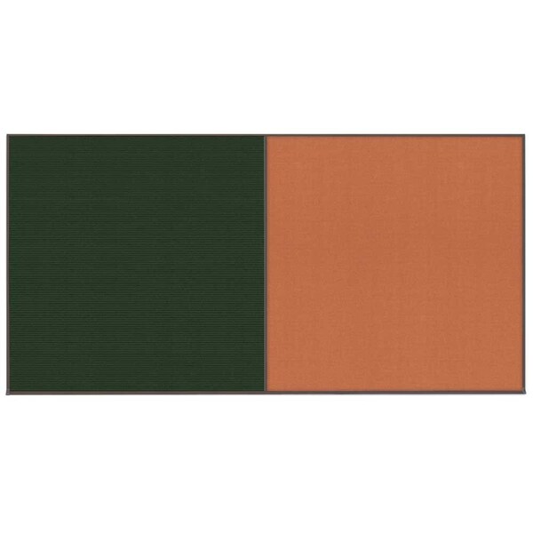 Enclosed Corkboard, 1 Door, 18"x24", 4" Fra